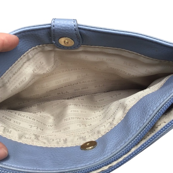 Lauren Ralph Lauren Light Blue Shoulder Bag - Picture 12 of 16